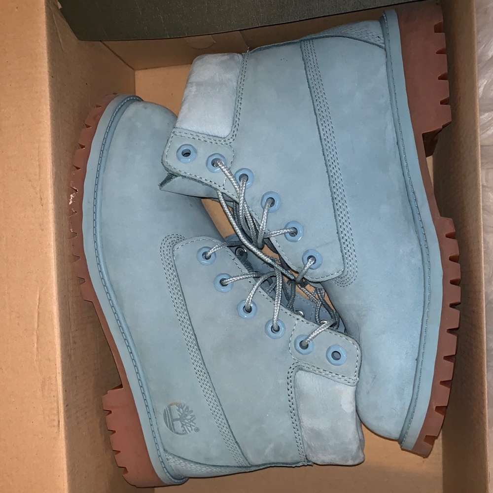 Timberland Boots light blue